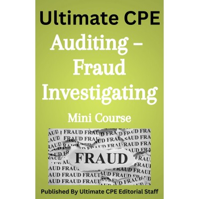 Auditing – Fraud Investigating 2023 Mini Course